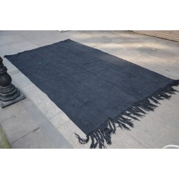 Black Hemp Rug