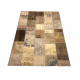 Beige Handmade Patchwork Carpet