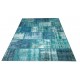 Blue Handmade Patchwork Carpet