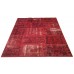 Red Handmade Patchwork Carpet