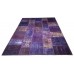 Purple Handmade Patchwork Carpet