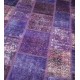 Purple Handmade Patchwork Carpet