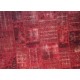 Red Handmade Patchwork Carpet