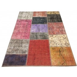 Multicolor Handmade Patchwork Carpet