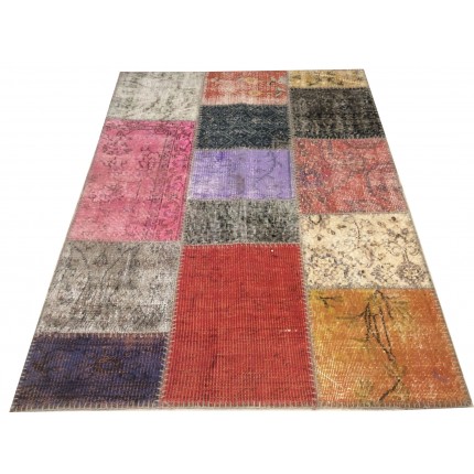 Multicolor Handmade Patchwork Carpet