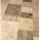 Beige Handmade Patchwork Carpet