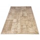 Beige Handmade Patchwork Carpet