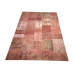 Red Handmade Patchwork Carpet