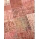 Red Handmade Patchwork Carpet