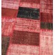 Red Handmade Patchwork Carpet