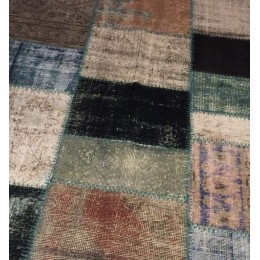 Multicolor Handmade Patchwork Carpet