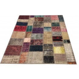 Multicolor Handmade Patchwork Carpet