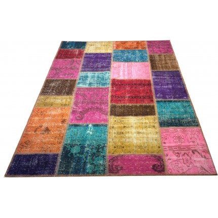  Multicolor Handmade Patchwork Carpet