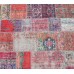 Red Handmade Patchwork Carpet