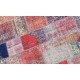 Red Handmade Patchwork Carpet