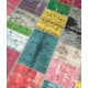 Multicolor Handmade Patchwork Carpet