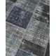 Black Handmade Patchwork Carpet