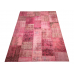 Pink Handmade Patchwork Carpet