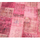 Pink Handmade Patchwork Carpet