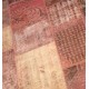 Red Handmade Patchwork Carpet