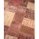 Red Handmade Patchwork Carpet