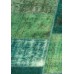 Green Handmade Patchwork Carpet