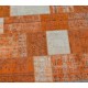 Orange Handmade Patchwork Carpet