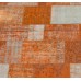 Orange Handmade Patchwork Carpet