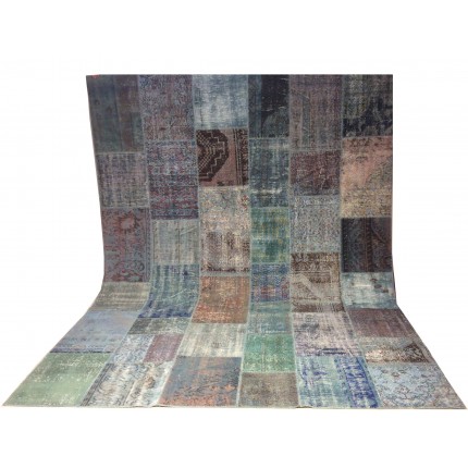 Multicolor Handmade Patchwork Carpet