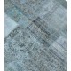 Blue Handmade Patchwork Carpet