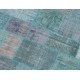 Blue Handmade Patchwork Carpet