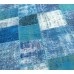  Blue Handmade Patchwork Carpet