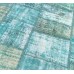 Blue Handmade Patchwork Carpet