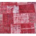  Red Handmade Patchwork Carpet