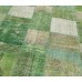 Green Handmade Patchwork Carpet