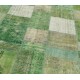 Green Handmade Patchwork Carpet