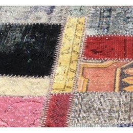 Multicolor Handmade Patchwork Carpet