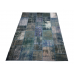 Blue Handmade Patchwork Carpet