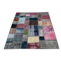 Multicolor Handmade Patchwork Carpet