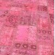  Pink Handmade Patchwork Carpet