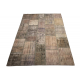 Beige Handmade Patchwork Carpet