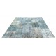 Blue Handmade Patchwork Carpet