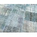 Blue Handmade Patchwork Carpet