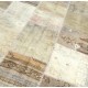 Beige Handmade Patchwork Carpet