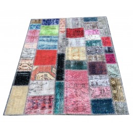 Multicolor Handmade Patchwork Carpet