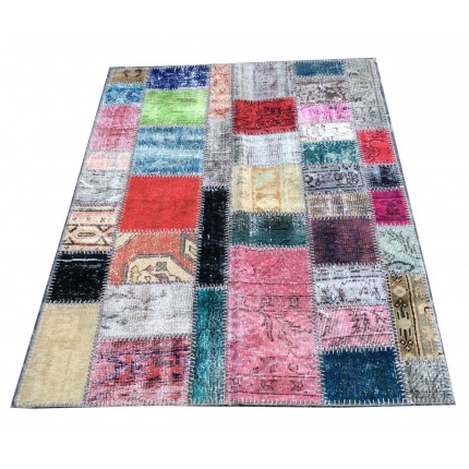 Multicolor Handmade Patchwork Carpet