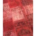 Red Handmade Patchwork Carpet