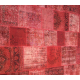 Red Handmade Patchwork Carpet