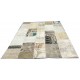 Beige Handmade Patchwork Carpet