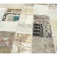 Beige Handmade Patchwork Carpet